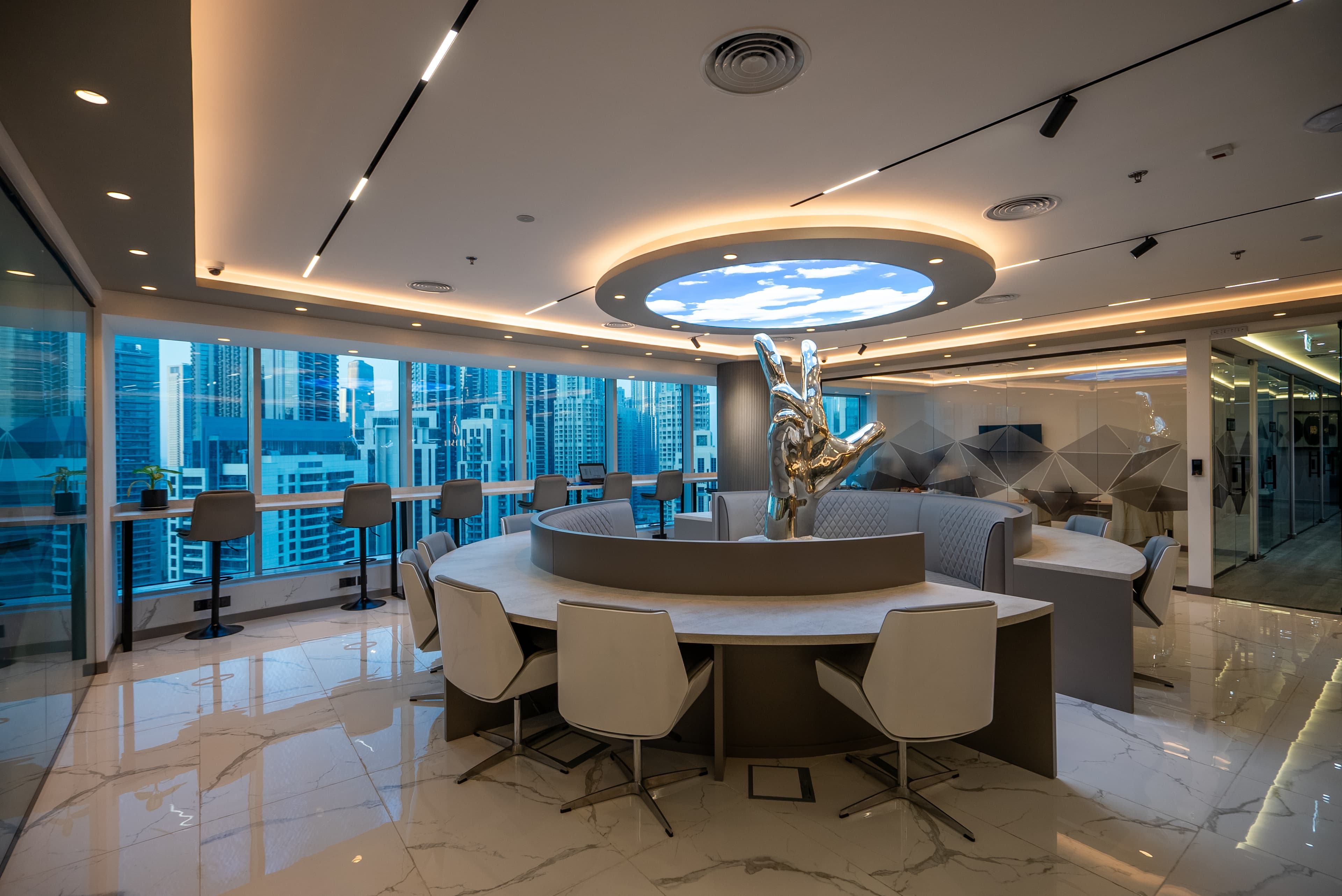 Jetset Business Center main lounge interior