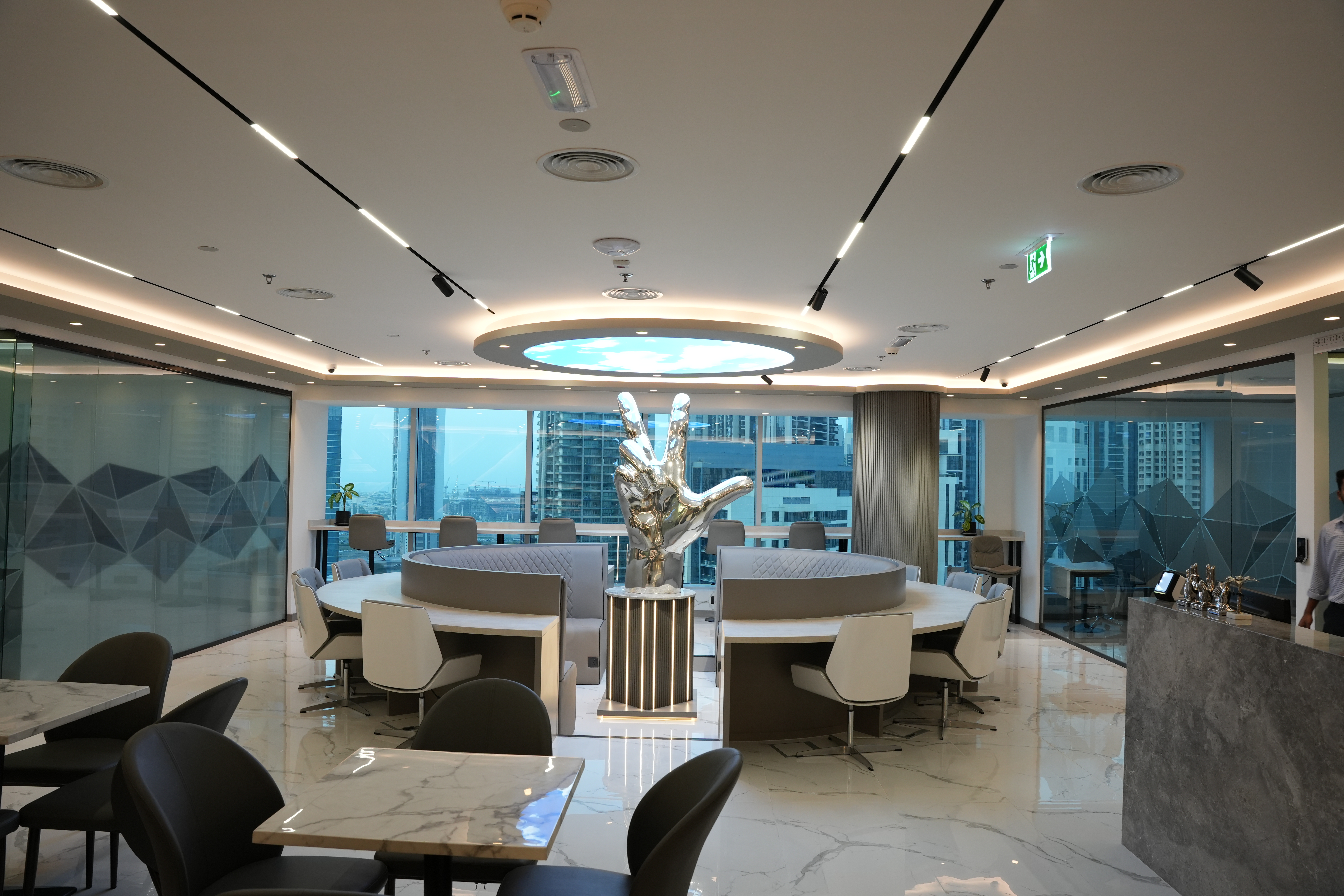 Front desk and concierge reception